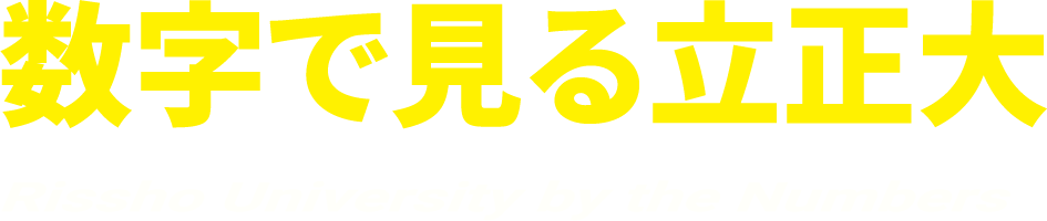 数字で見る立正大